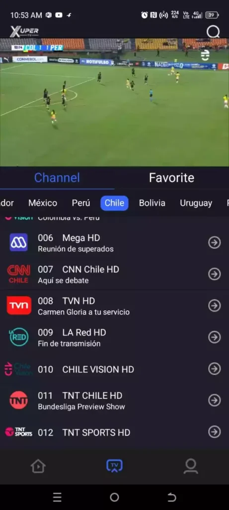 Xuper TV Screenshot 1 Xuper TV Screenshot 1